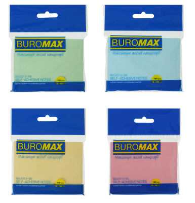 Набір стікерів 76ммх102мм, JOBMAX, пастель