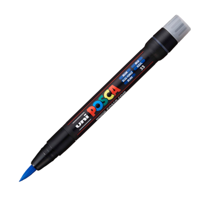 Маркер uni POSCA, 1-10мм, синій