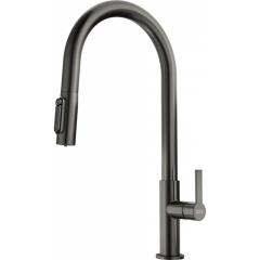 Змішувач для кухні Franke Maris Slim J Clear Water, довж.виливу - 221 мм, поворотний, 1+1 фільтр, латунь