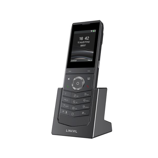 Портативний Wi-Fi телефон Fanvil W611W, 1x3.5 мм роз'єм для гарнітури, Wi-Fi 6, SIP, 2.4" кольоровий екран, IP67