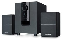 Акустична система MICROLAB M-106 2.1, 10W, mini-jack, чорний