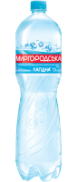 Вода мінеральна Миргородська Лагідна слабогазована 6 х 1.5л, 6 шт.