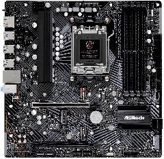 Материнская плата ASRock B650M PG LIGHTNING sAM5 B650 4xDDR5 M.2 HDMI DP mATX