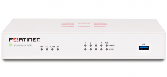 Межсетевой экран Fortinet FG-30E 1xGE WAN, 4xGE LAN