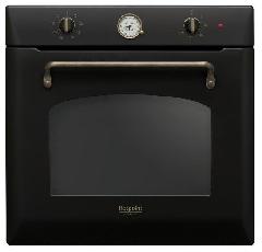 Духовой шкаф Hotpoint электрический, 73л, A, конвекция, телескопические направляющие, черный