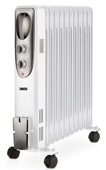 Маслянный радиатор Zanussi ZOH/ES-11WN 11 cекций, 2200 Вт, 27 м2, мех. упр-е