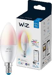Розумна лампа WiZ E14 4.9W (40W 806Lm) C37 2200-6500K RGB Wi-Fi