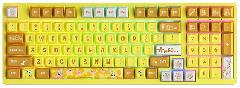 Клавиатура механическая Akko 3098S Sponge Bob 98Key, CS Starfish, USB-A, Hot-swappable, EN/UKR, RGB, Жовтий
