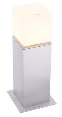 Cвітильник стовпчик Philips LED BCP210 45см 13Вт 1000Лм 3000К срібло
