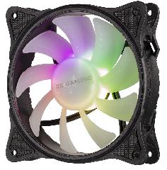 Корпусний вентилятор 2E GAMING F120IR-ARGB, 120мм, 1200rpm, 3pin, 3pin +5VARGB, 25.3dBa, чорний