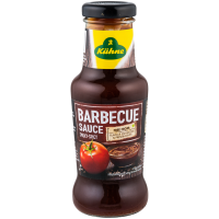 Соус Kühne Barbecue 250мл. Склад: томатне пюре (45%), глюкозно-фруктозний сироп, вода, спиртовий оцет, кукурудзяний модифікований крохмаль, кухонна сіль, барвник карамель, аромат коптіння, прянощі, ек