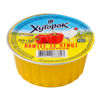 ХУТОРОК ПАШТЕТ ПАПРИКА ПТИЦЯ 130Г