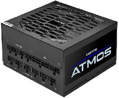 Блок питания CHIEFTEC Atmos (850W), >90%, 80+ Gold, 135мм FDB, 1xMB 24pin(20+4), 2xCPU 8pin(4+4), 4xMolex, 9xSATA, 2xPCIe 8pin(6+2), 1xPCIe GEN5 16pin, Fully Modular
