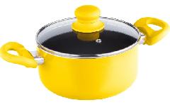 Кастрюля Lamart LT1024  алюминиевая с антипригарным покрытием, (3л) yellow