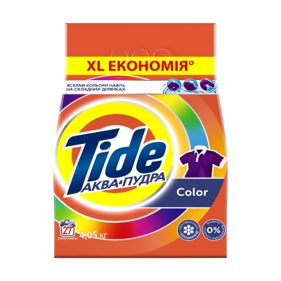 Порошок пральний авт. TIDE 4.05кг Аква-Пудра Color