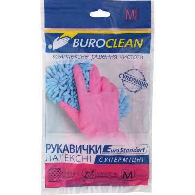 Перчатки господарські суперміцні Buroclean, розмір M