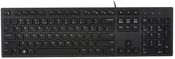 Клавiатура Dell Multimedia Keyboard-KB216 Ukrainian (QWERTY) - Black