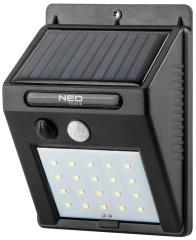 Прожектор акумуляторний Neo Tools, 1200мА•год, 250лм, живлення від сонячного світла, датчик руху та сутінків, IP44