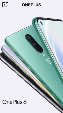 Смартфон OnePlus 8 (IN2013) 8/128GB Dual SIM Interstellar Glow OFFICIAL