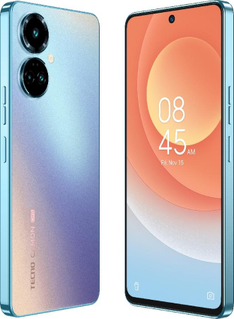Смартфон TECNO Camon 19 Pro (CI8n) 8/128Gb NFC 2SIM Polar Blue