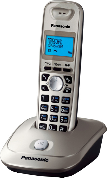 Радіотелефон DECT Panasonic KX-TG2511UAN, Platinum