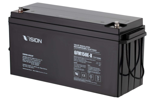 Акумуляторна батарея Vision FM, 12В, 150А•год, AGM