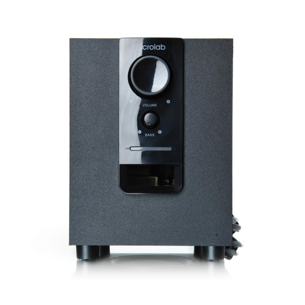 Акустична система MICROLAB M-106 2.1, 10W, mini-jack, чорний
