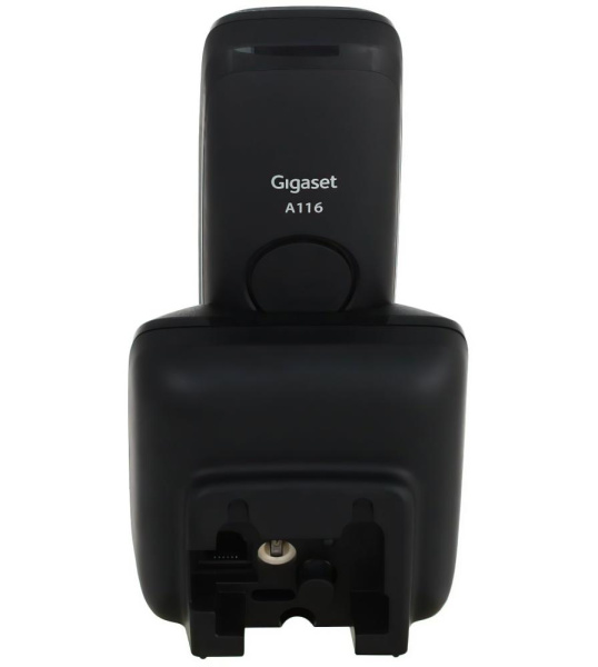 Радіотелефон DECT Gigaset A116, чорний