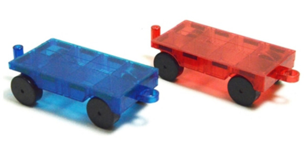 Конструктор Magplayer додатковий набір машинки 2шт