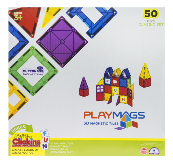 Конструктор Playmags магнітний набір 50ел