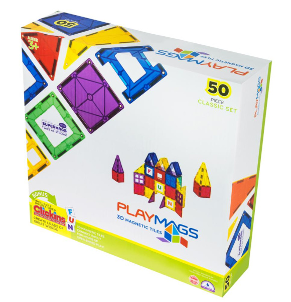 Конструктор Playmags магнітний набір 50ел