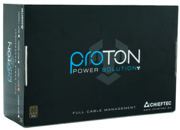 Блок живлення CHIEFTEC Proton (1000W), >85%, 80+ Bronze, 140мм, 1xMB 24pin(20+4), 1xCPU 8pin(4+4), 1xCPU 8pin, 3xMolex, 9xSATA, 6xPCIe 8pin(6+2), Fully Modular