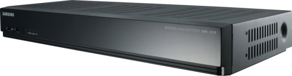 Відеореєстратор Hanwha SRN-473S, 4ch, 1HDD, 4PoE/PoE+, 8MP~CIF