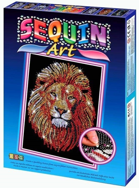 Набір для творчості Sequin Art Blue Лев 25*34см