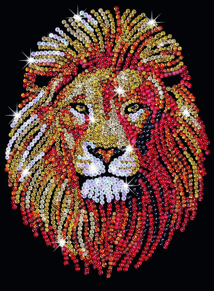 Набір для творчості Sequin Art Blue Лев 25*34см