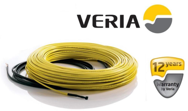 Кабель нагрівальний Veria Flexicable 20 двожильний для систем опалення 5м кв, 40м 830Вт 230В