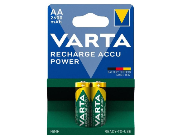 Акумулятор Varta NI-MH Power AA 2600 мА•г, 2шт