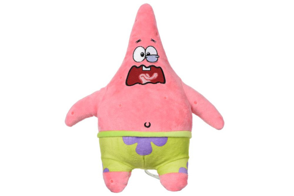 М'яка ігрaшка SpongeBob Exsqueeze Me Plush Патрік (Patrick Burp) зі звуком