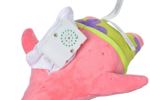 М'яка ігрaшка SpongeBob Exsqueeze Me Plush Патрік (Patrick Burp) зі звуком