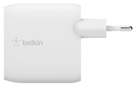 Зарядний пристрій мережевий Belkin 24Вт 2хUSB-A, білий