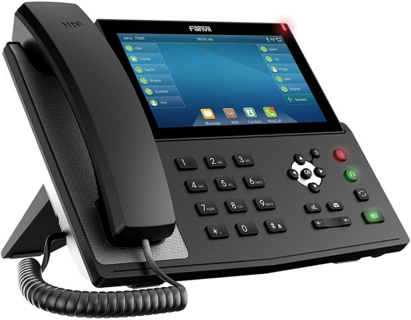Телефон IP Fanvil X7 2xGE LAN, 1xUSB-A, BT4.2, Wi-Fi, 20 SIP Lines, 127 DSS key, PoE, 7.0" кольоровий тач-дисплей