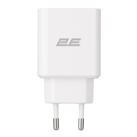 Зарядний пристрій мережевий 2E 18Вт USB-A QC, білий
