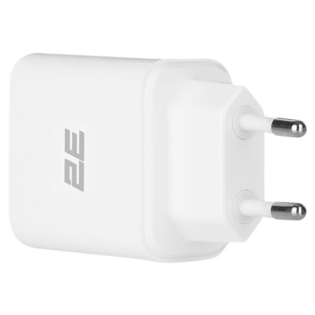Зарядний пристрій мережевий 2E 18Вт USB-A QC, білий