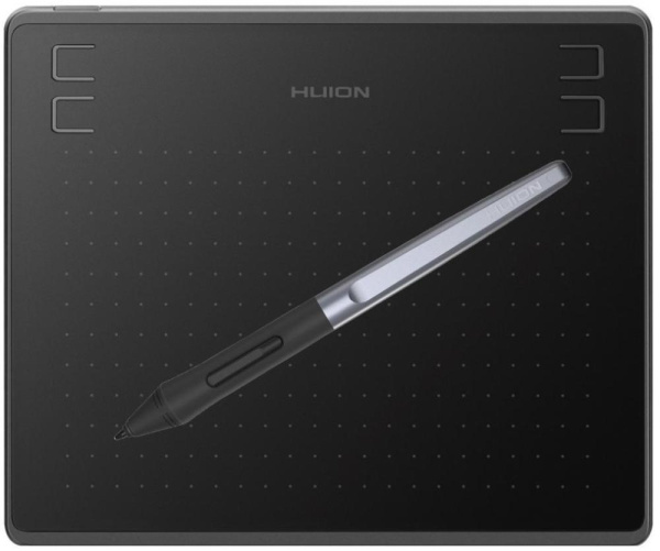 Графічний планшет Huion 6.3"x4" HS64, microUSB, чорний