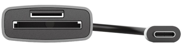 Кардрідер Trust Dalyx USB-С > SD/microSD, Алюміній, 0.08м, Сірий