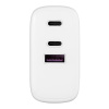 Зарядний пристрій мережевий 2E 65Вт GaN 2хUSB-C/USB-A, PD/QC, білий