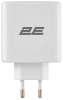 Зарядний пристрій мережевий 2E 65Вт GaN 2хUSB-C/USB-A, PD/QC, білий