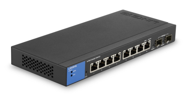 Комутатор Linksys LGS310C 8xGE, 2xSFP, Керований L2