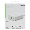 Зарядний пристрій мережевий Belkin 108Вт 2хUSB-С GAN PD PPS/2хUSB-A, білий