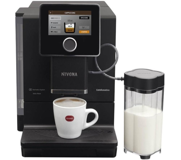 Кавомашина NIVONA CafeRomatica 2.2л, зерно + мелена, автомат.капучинатор, авторецептів - 9, чорний
